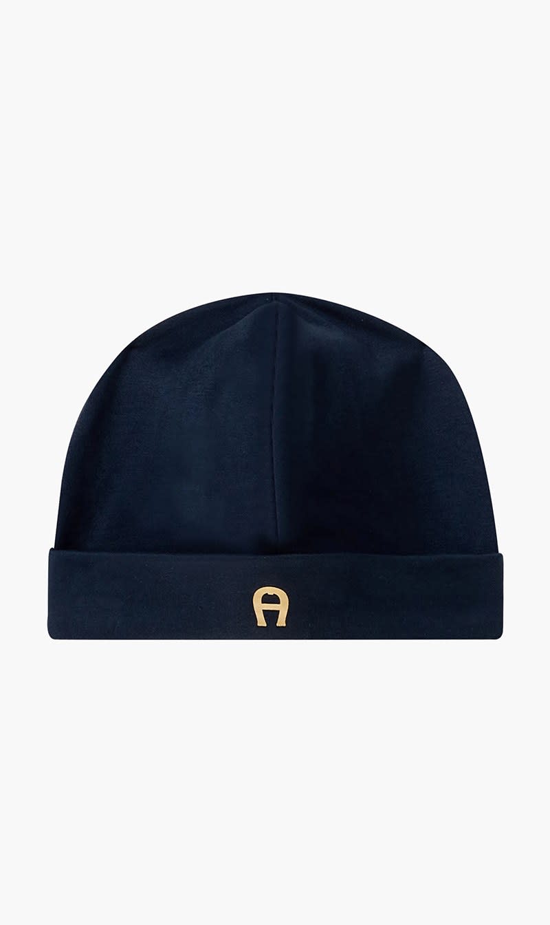 

Aigner Blue Stretch Pima Cotton Cap for Boys | The Deal Outlet