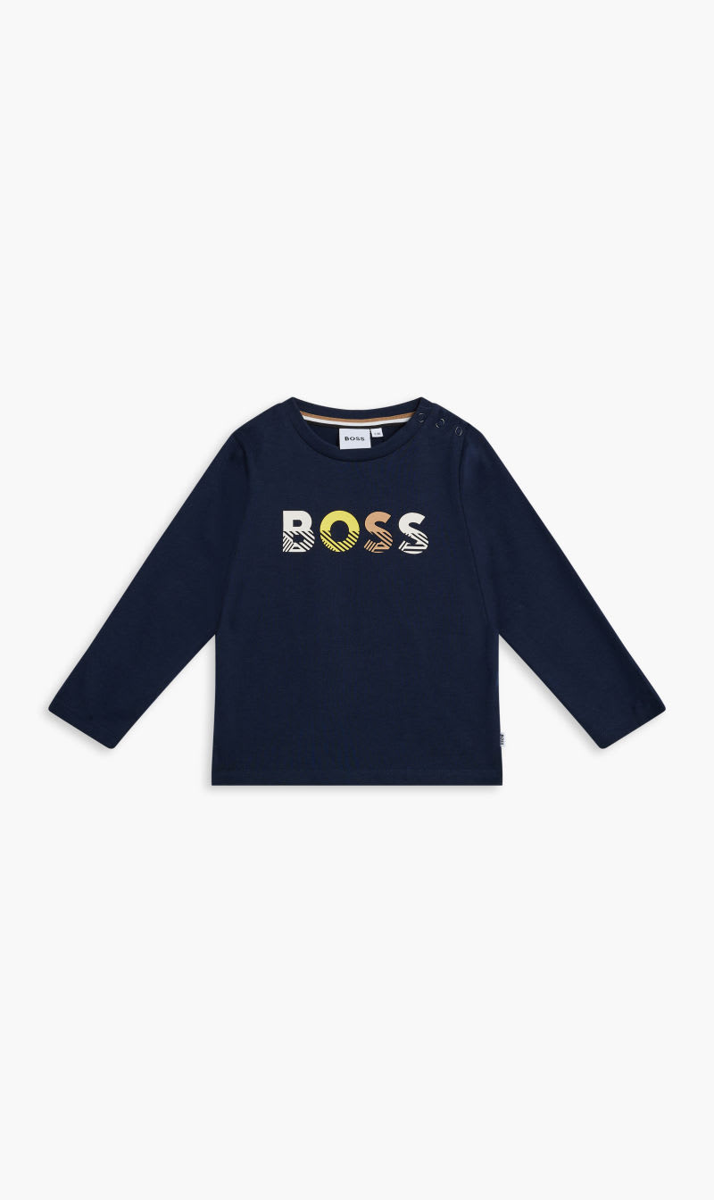 

Hugo Boss Blue Long Sleeve T-shirt for Boys | The Deal Outlet