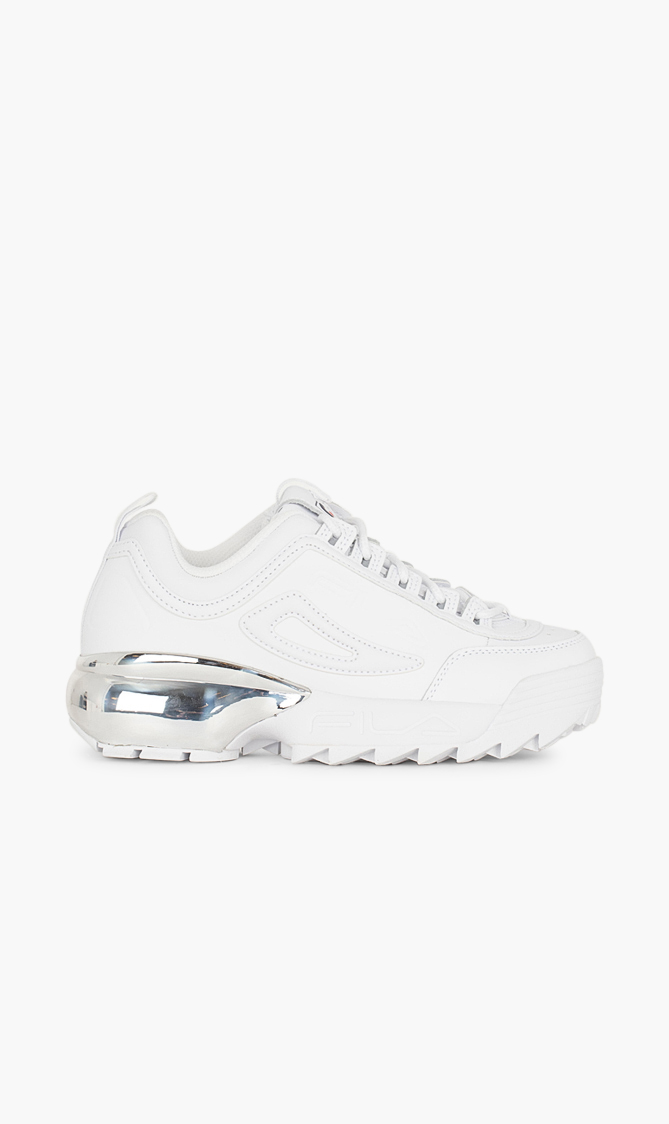 

Fila Disruptor 2a Chrome Leather Sneakers