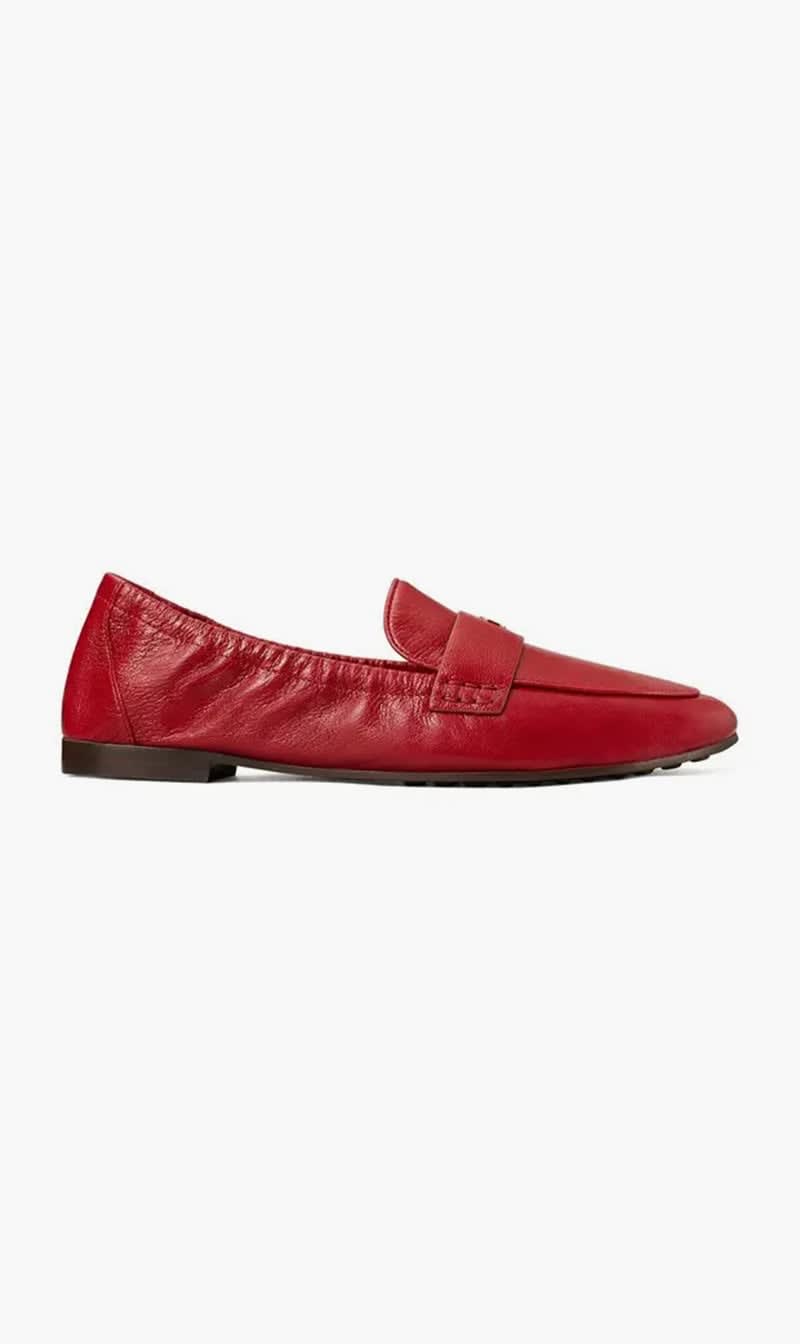 

Tory Burch Red Apron Toe Loafers for Women | The Deal Outlet
