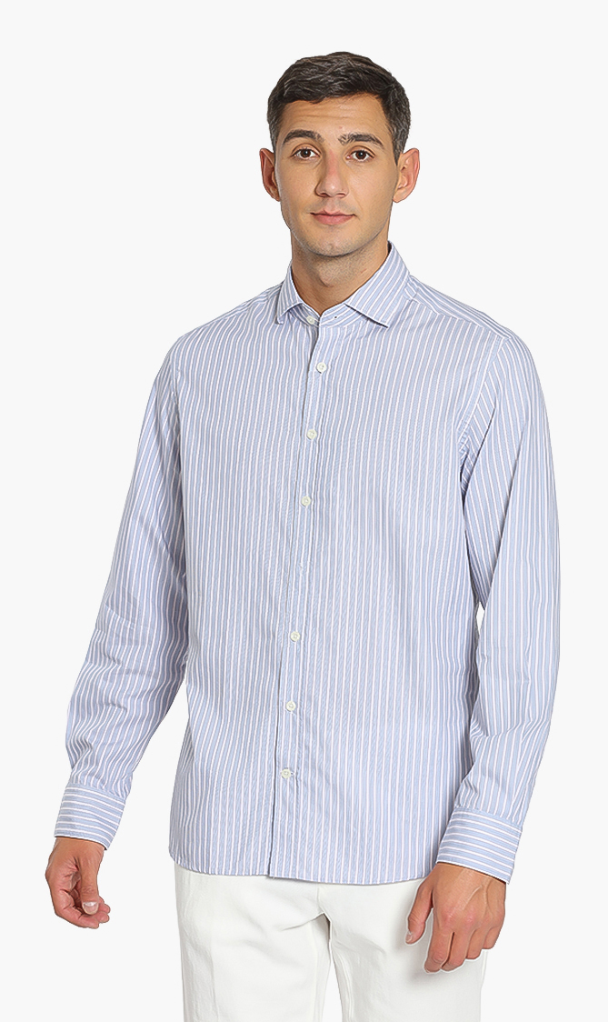 

Hackett London Bold Stripe Kent Slim Fit Shirt