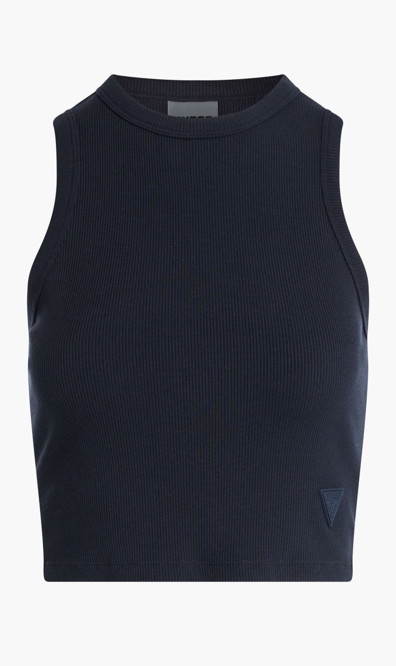 

Guess Blue Edie Smooth Tank Top for Women | The Deal Outlet