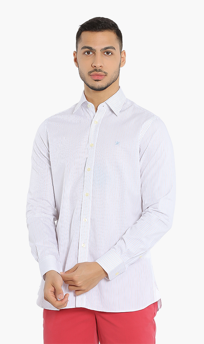 

Hackett London Two-tone Stripes Kensington Classic Fit Shirt