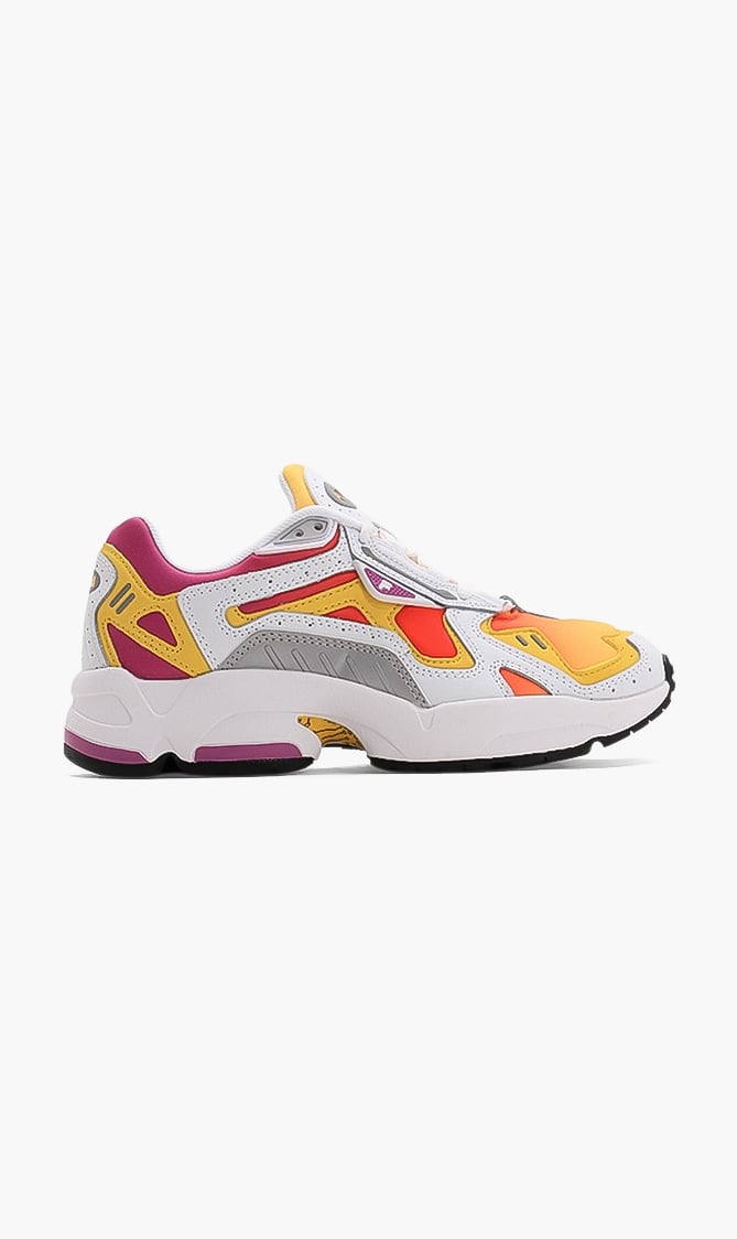 Fila Yellow Archive Rjv Leather Sneakers for Women | The Deal Outlet