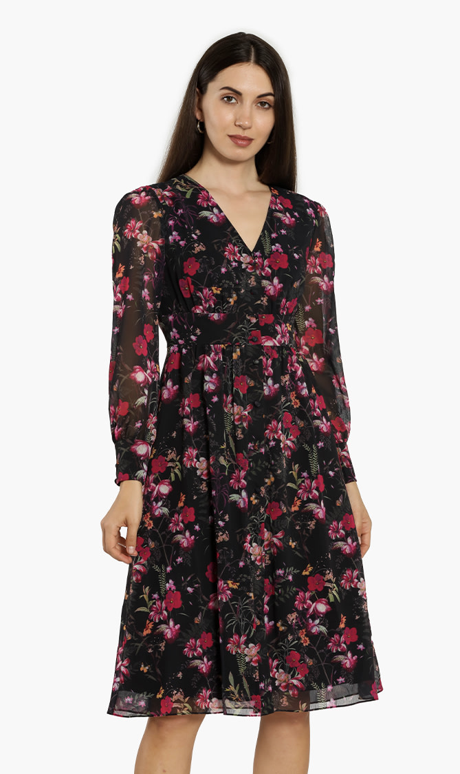 

Ted Baker Adriela Fern Forest Midi Dress
