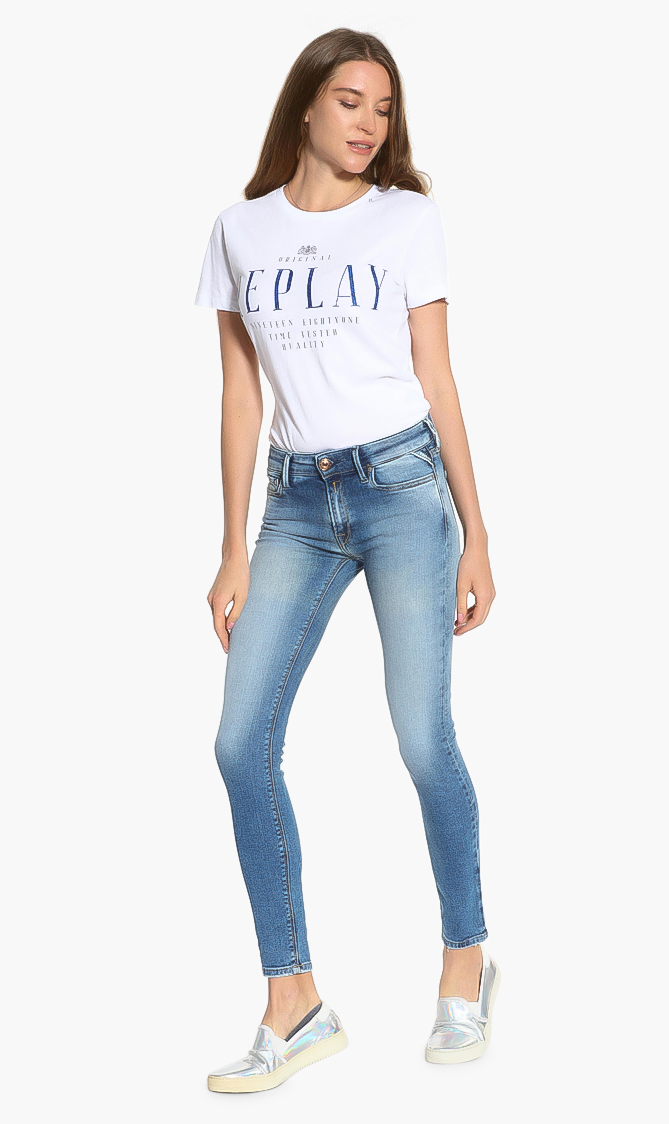 

New Luz Power Stretch Skinny Jeans, Blue