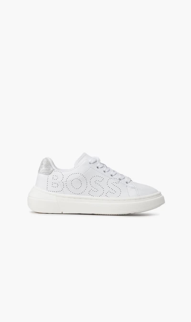 

Hugo Boss White Trainers for Girls | The Deal Outlet