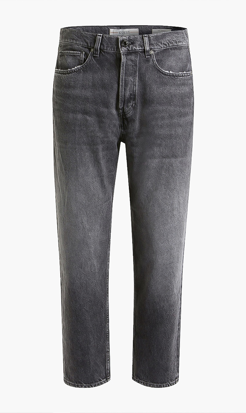 

Relaxed Fit Denim Pant, Black