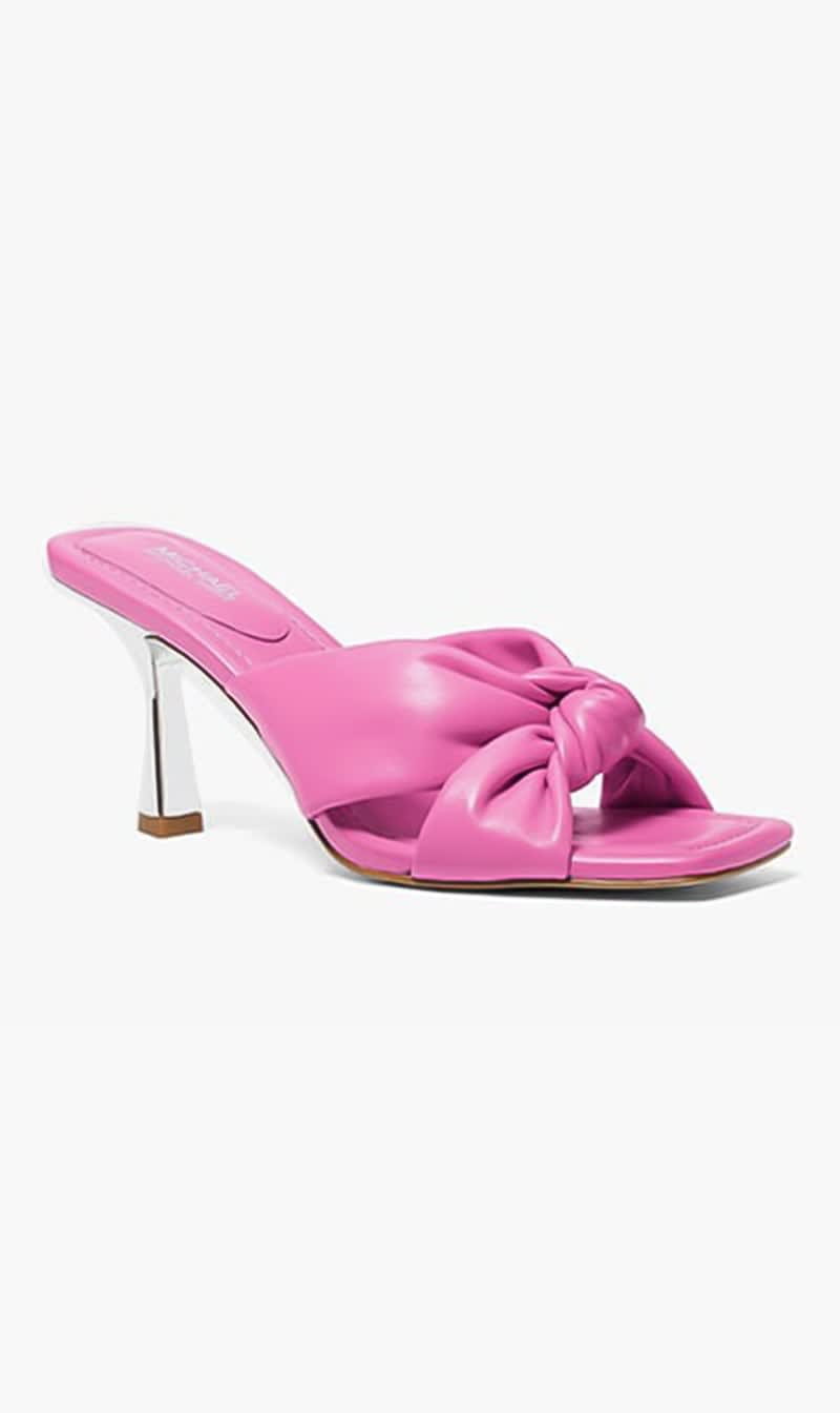 

Michael Kors Purple Elena Heeled Sandal for Women | The Deal Outlet