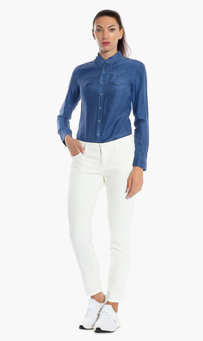 

Karen Tailored Jeans, White