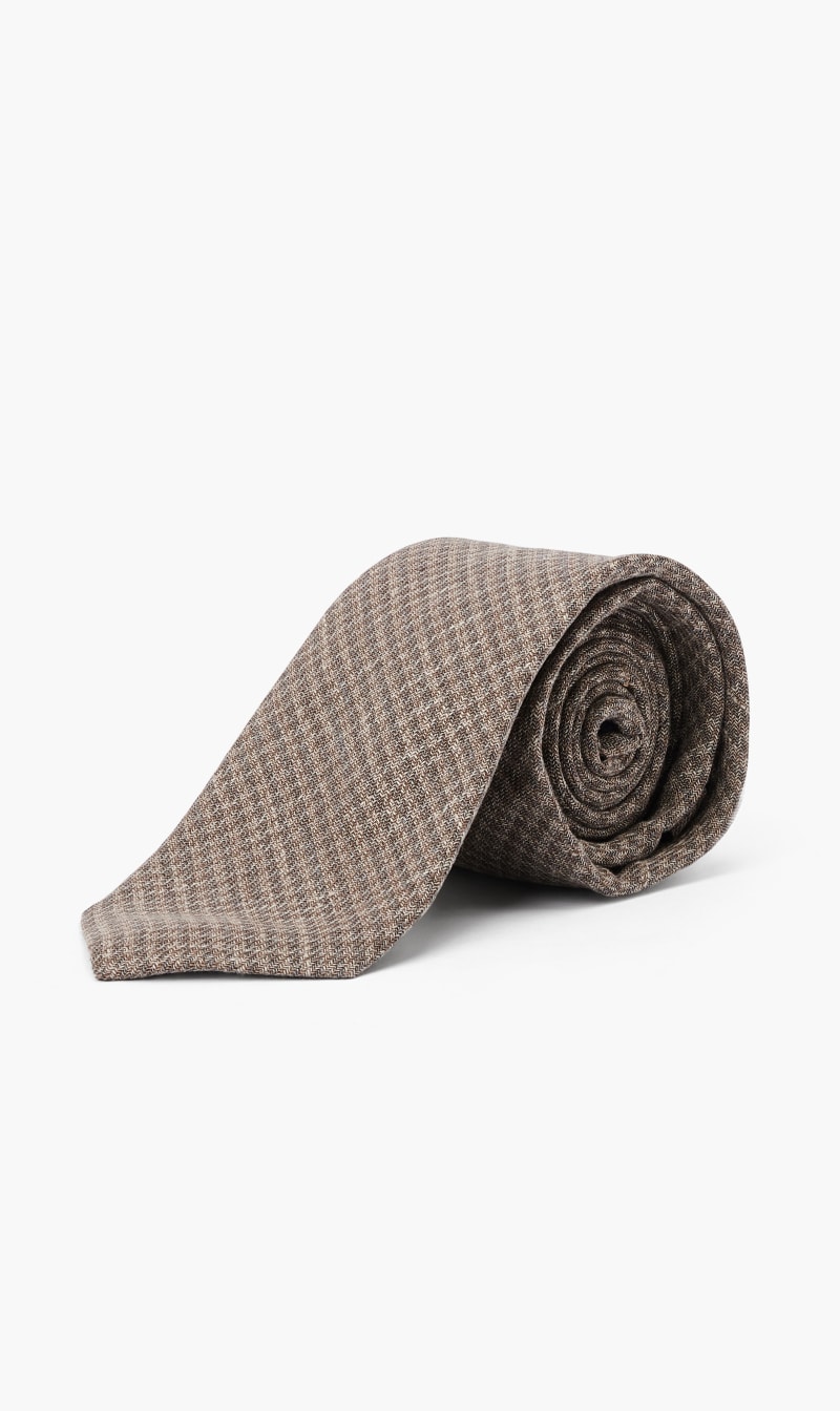 

Hackett London Brown Wood Themed Modern Tie for Men | The Deal Outlet