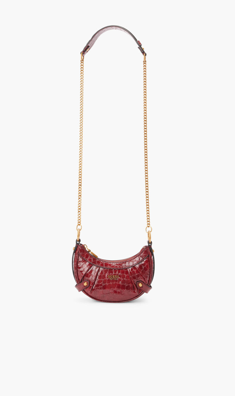 

Guess Red Clelia Mini Crossbody Top Zip for Women | The Deal Outlet