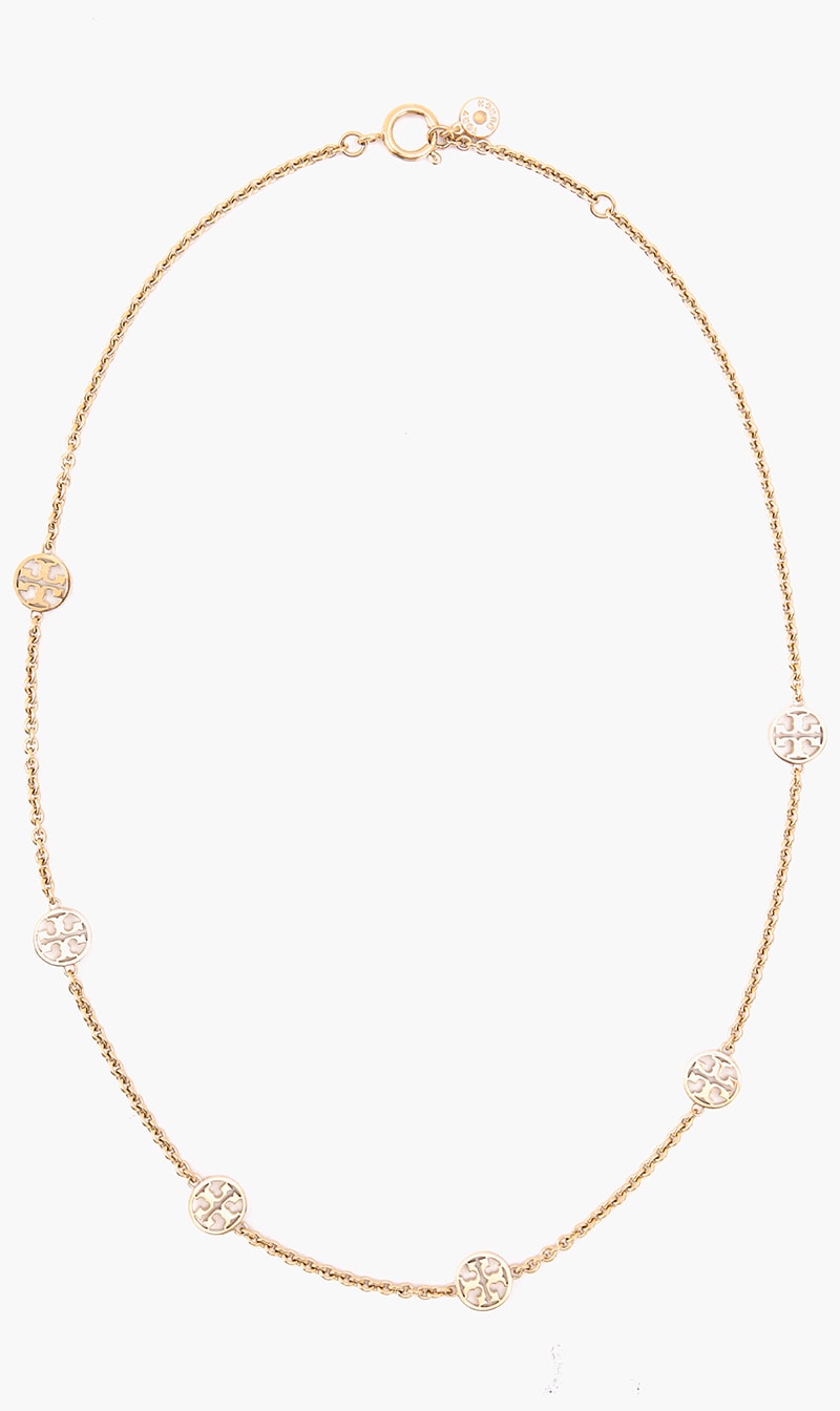 

Tory Burch Miller Delicate Logo Necklace