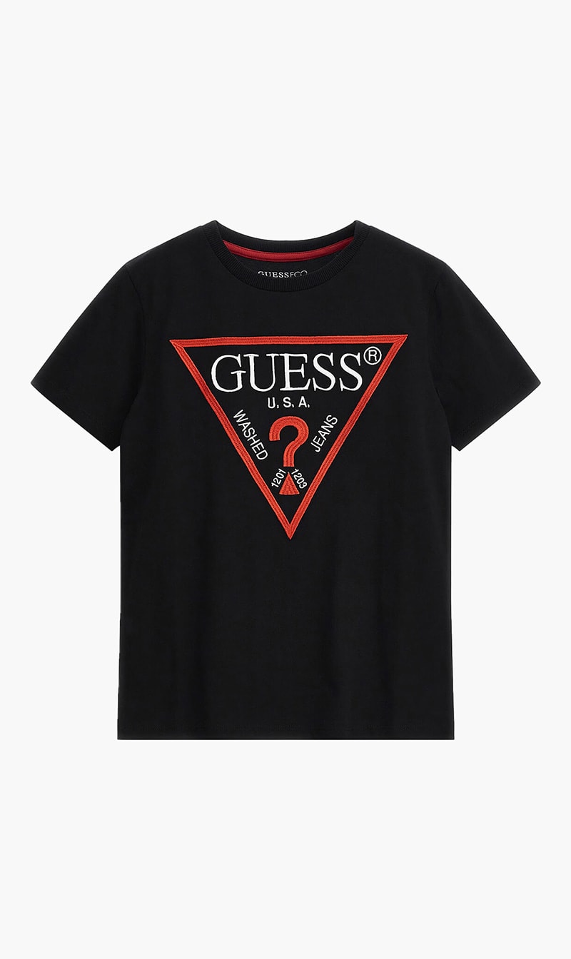 

Guess Black Ss T-shirt for Boys | The Deal Outlet