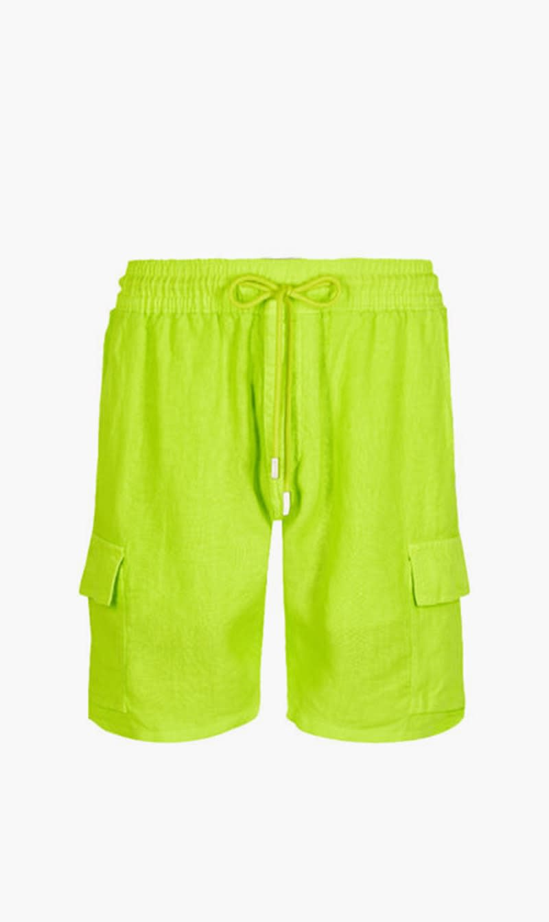 

Vilebrequin Green Solid Shorts for Men | The Deal Outlet