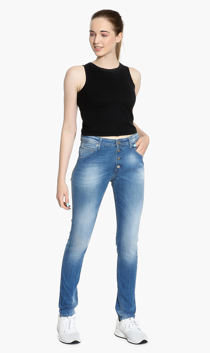 

Pilar Boyfit Jeans, Blue