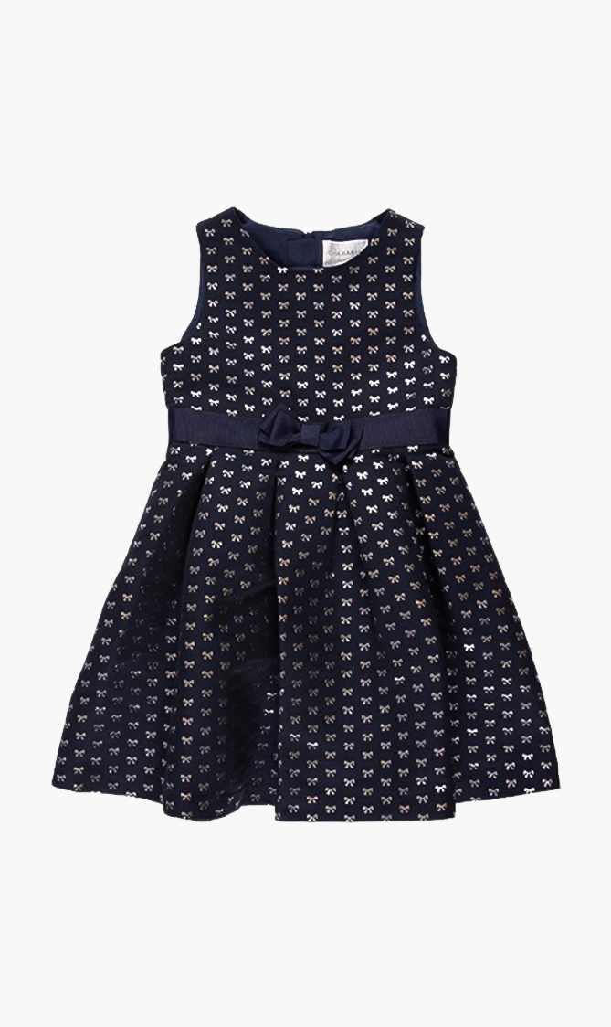 

Charabia All Over Bow Print Dress