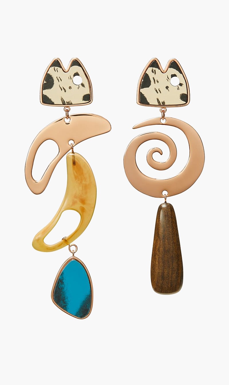 

Tory Burch Multi-color Fish Mobile Earring for Women | The Deal Outlet