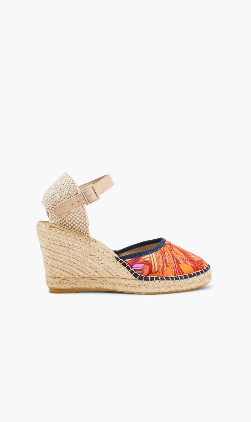 

Respoke Multi-color Buckle Wedge for Women | The Deal Outlet