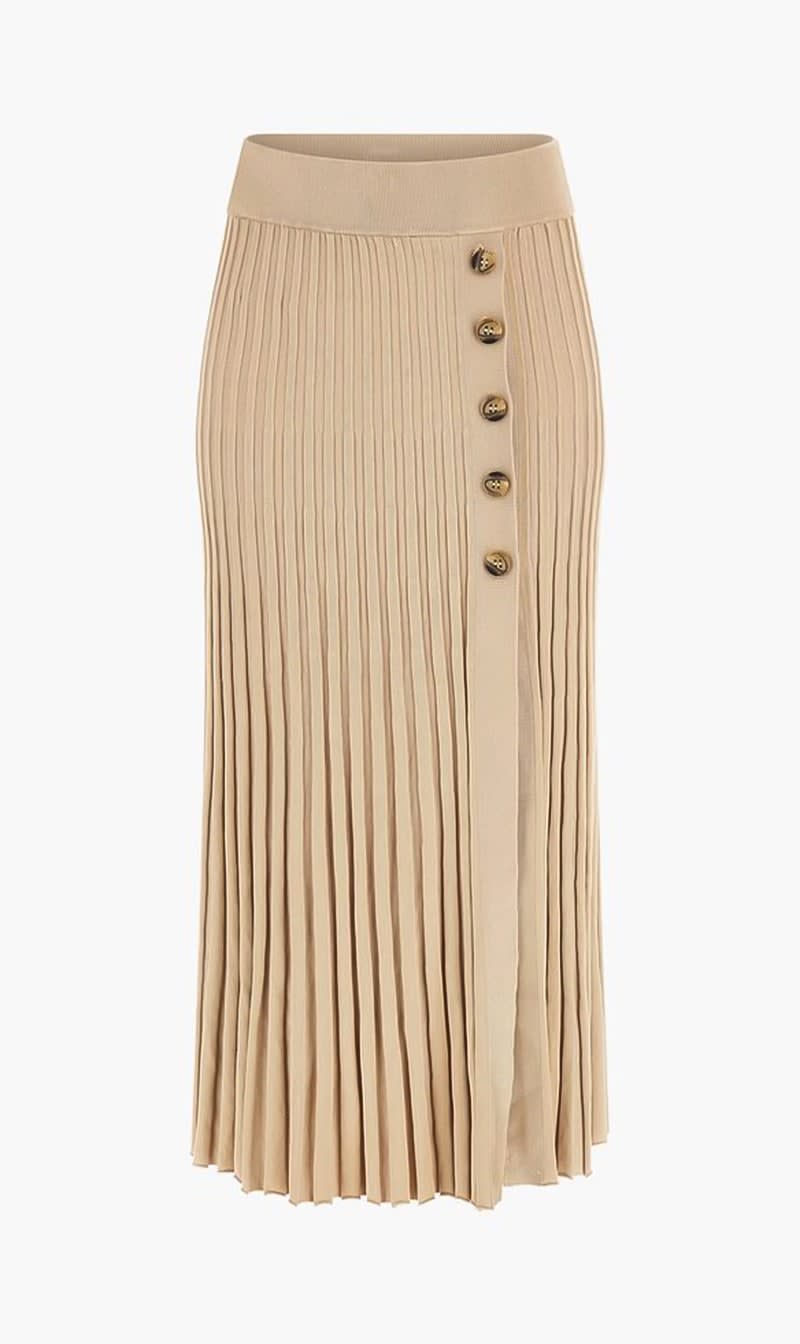 

Guess Black Shopie Pleated Skirt Swtr for Women | The Deal Outlet