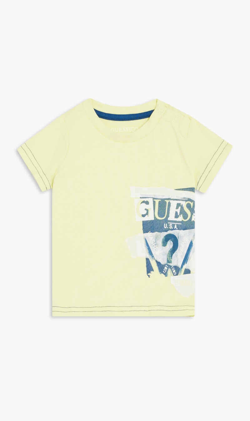 

Guess Yellow Organic Cotton T-shirt for Boys | The Deal Outlet