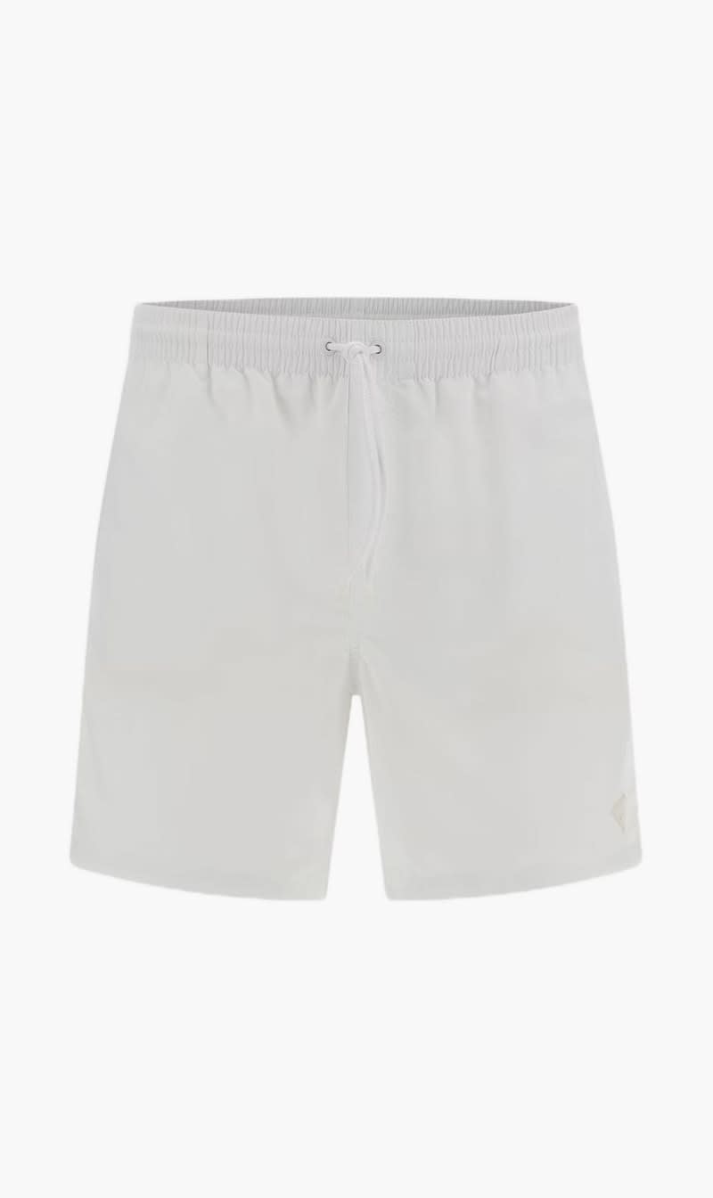 

Guess White Swimtrunk Basic Medium for Men | The Deal Outlet