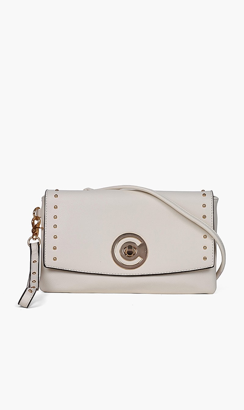 

Solid Leather Crossbody Bag