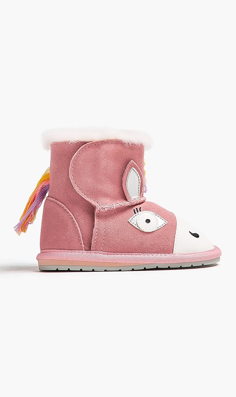 

Emu Pink Magical Unicorn Walker Boots for Girls | The Deal Outlet