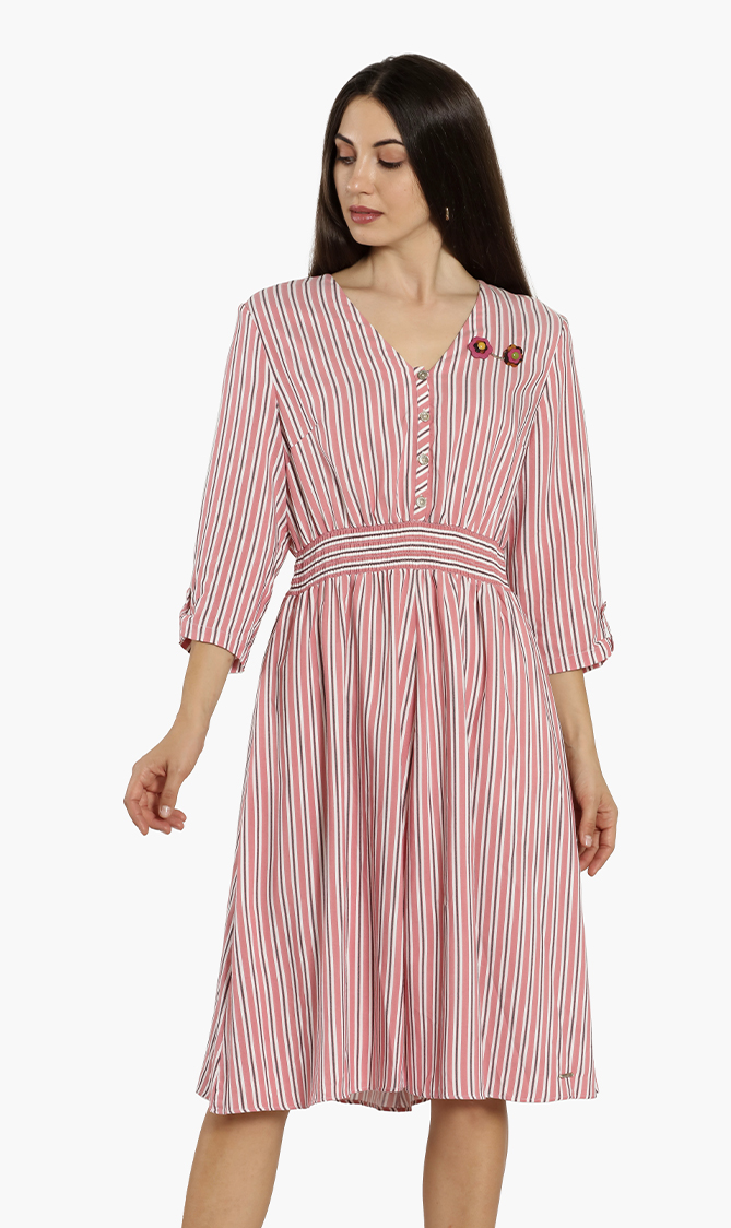 

Ted Baker Gymni V-neck Elasticated Dress