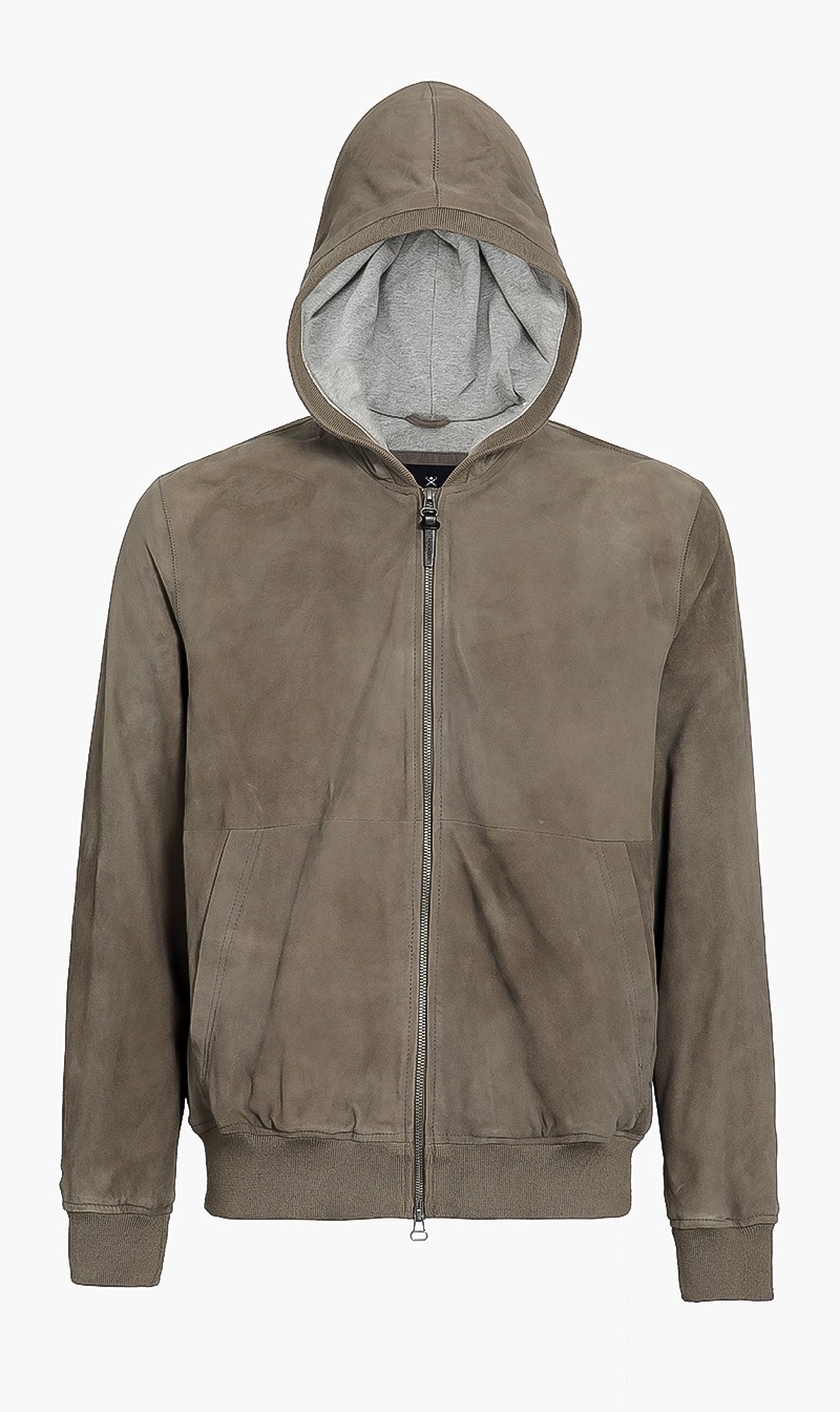 

Hackett London Green Zip Closure Hoodie for Men | The Deal Outlet