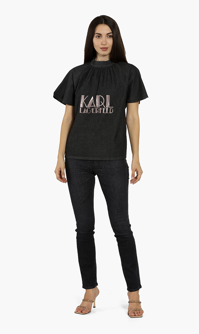 

Karl Lagerfeld Raglan Sleeves Blouse