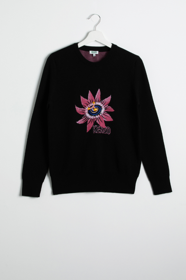 

KENZO Embroidered Flower Sweater