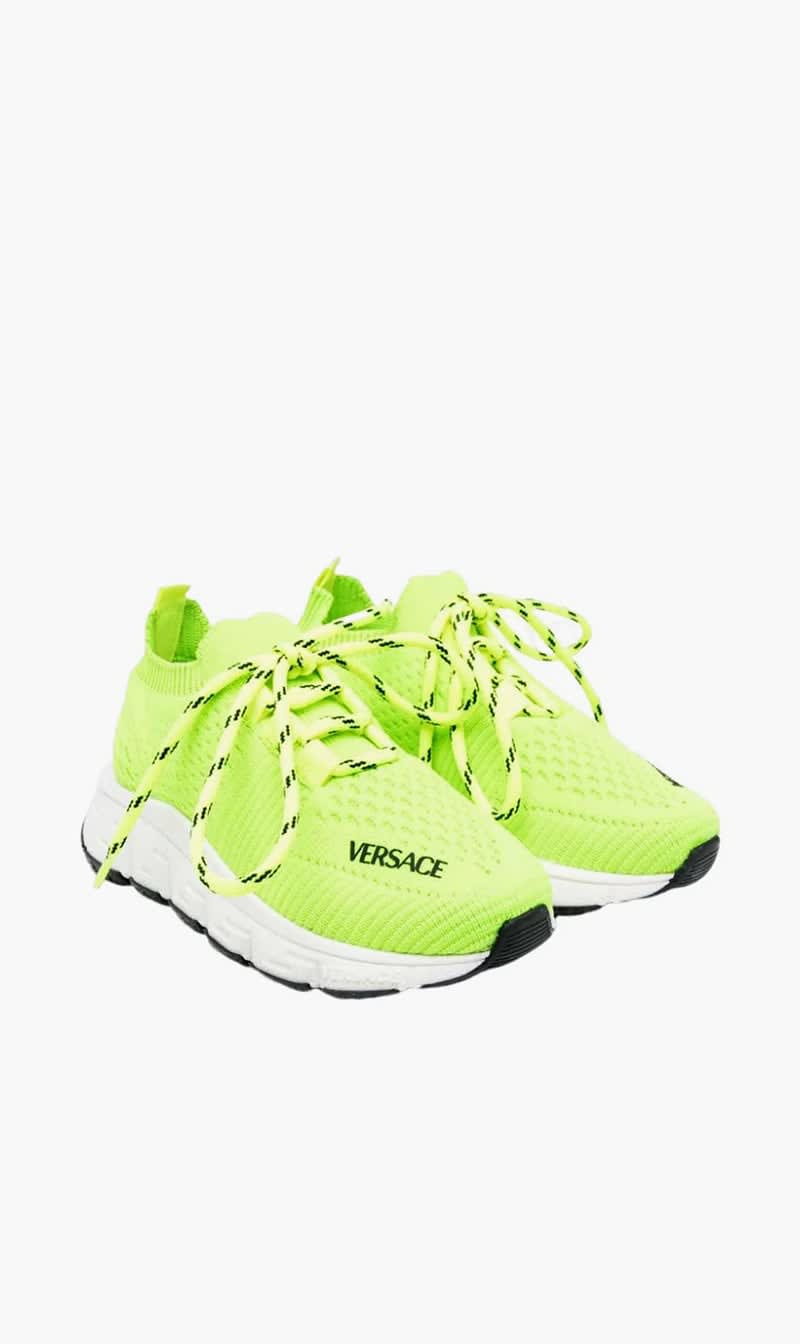 

Versace Yellow Jb Sneaker Lace Up Trigreca Knit for Boys | The Deal Outlet