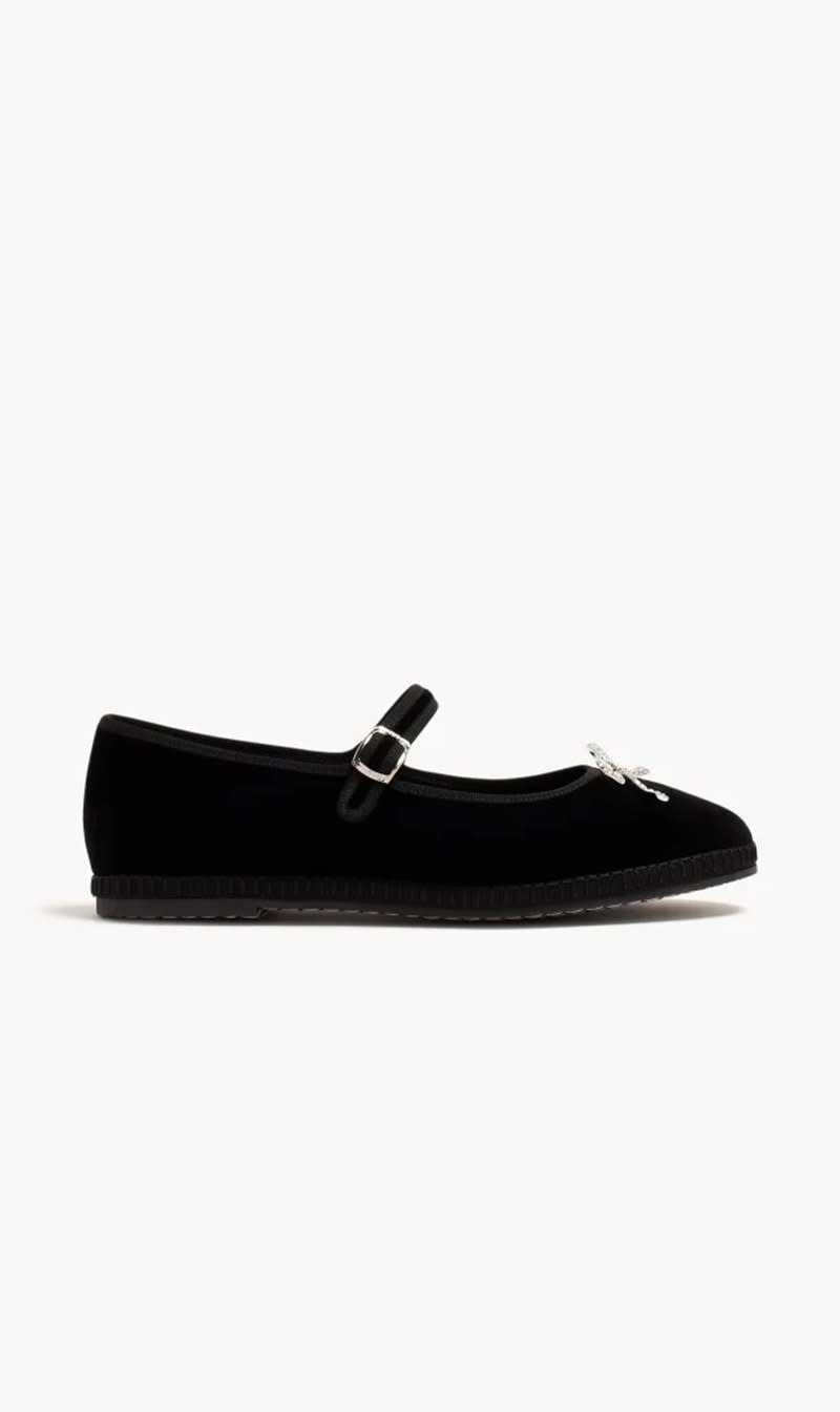 

Giambattista Valli Black Ballerina - Heel 08mm for Women | The Deal Outlet