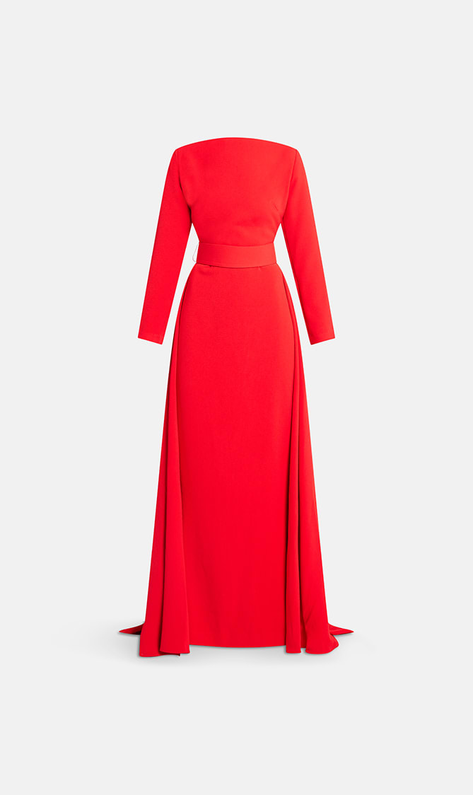 

Solace London Red Shayla Maxi Dress for Women | The Deal Outlet
