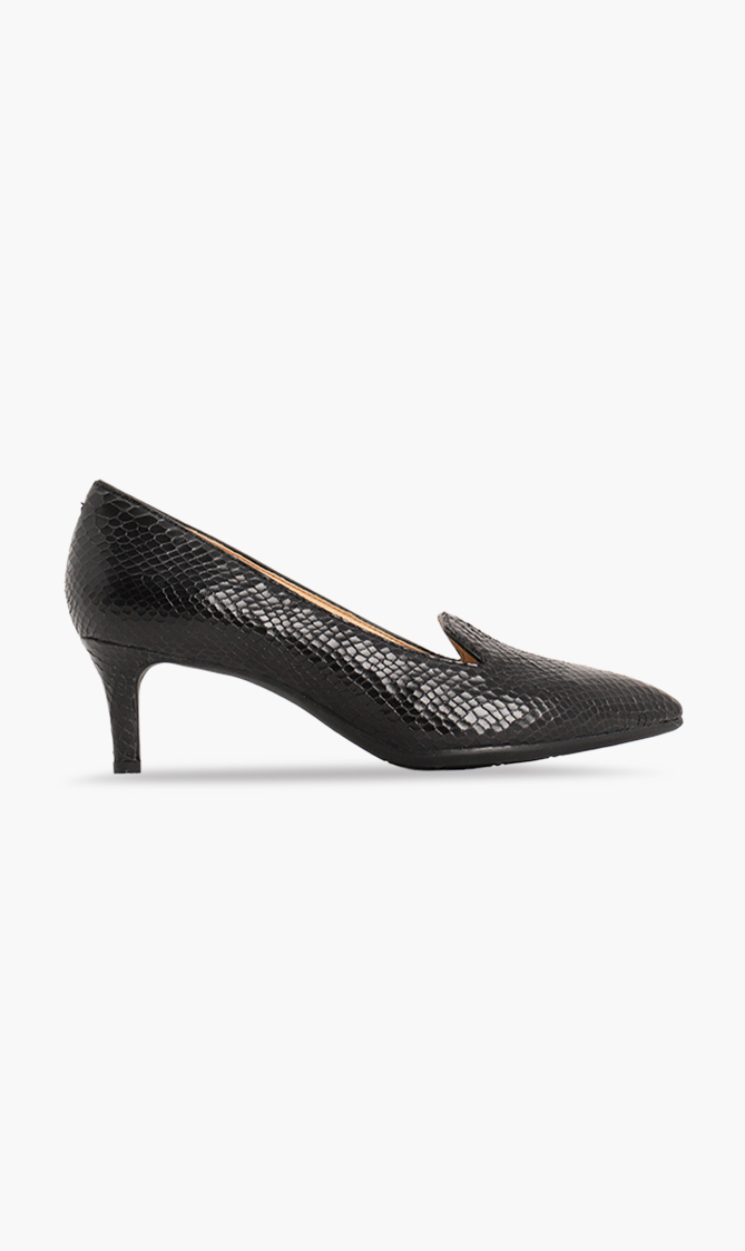

Geox Forsythia Python Leather Pumps