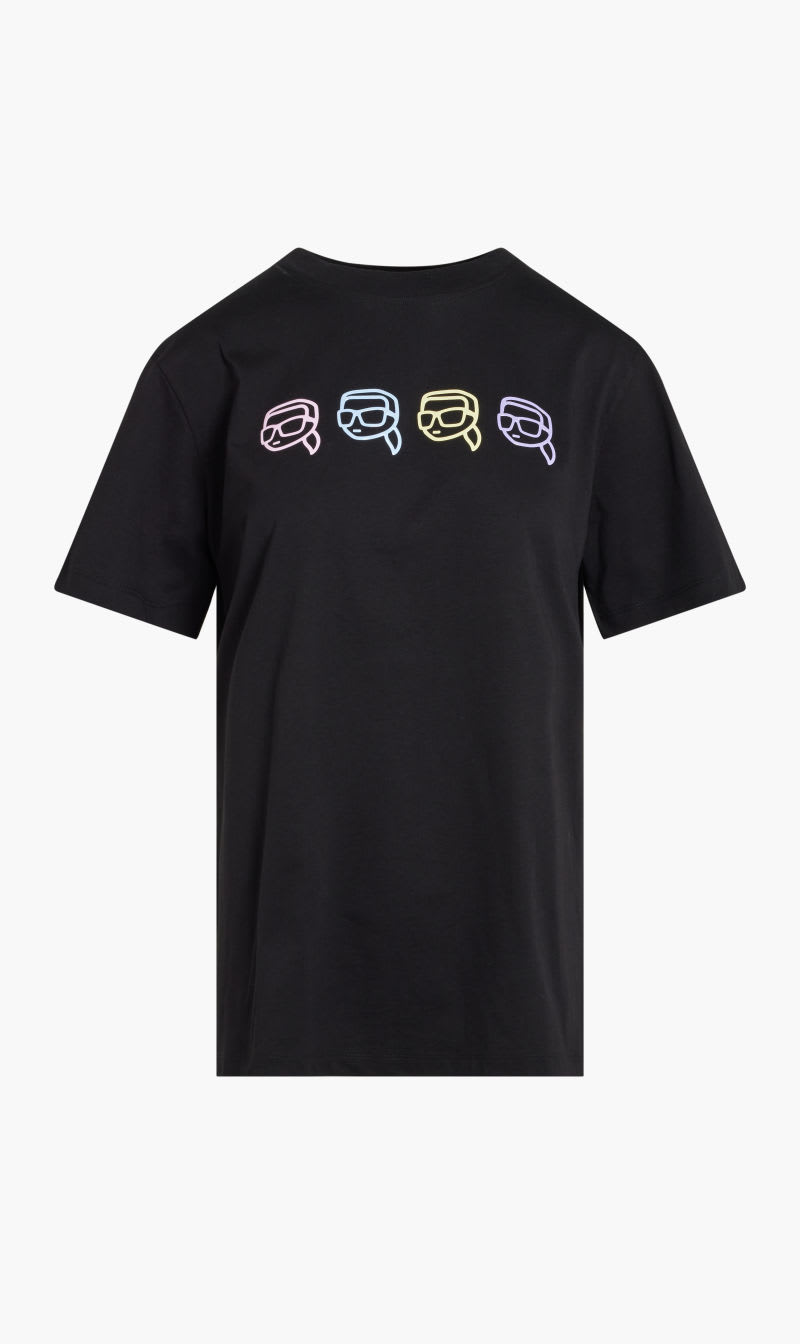 

Karl Lagerfeld Black Ikonik 20 Outline T-shirt for Women | The Deal Outlet