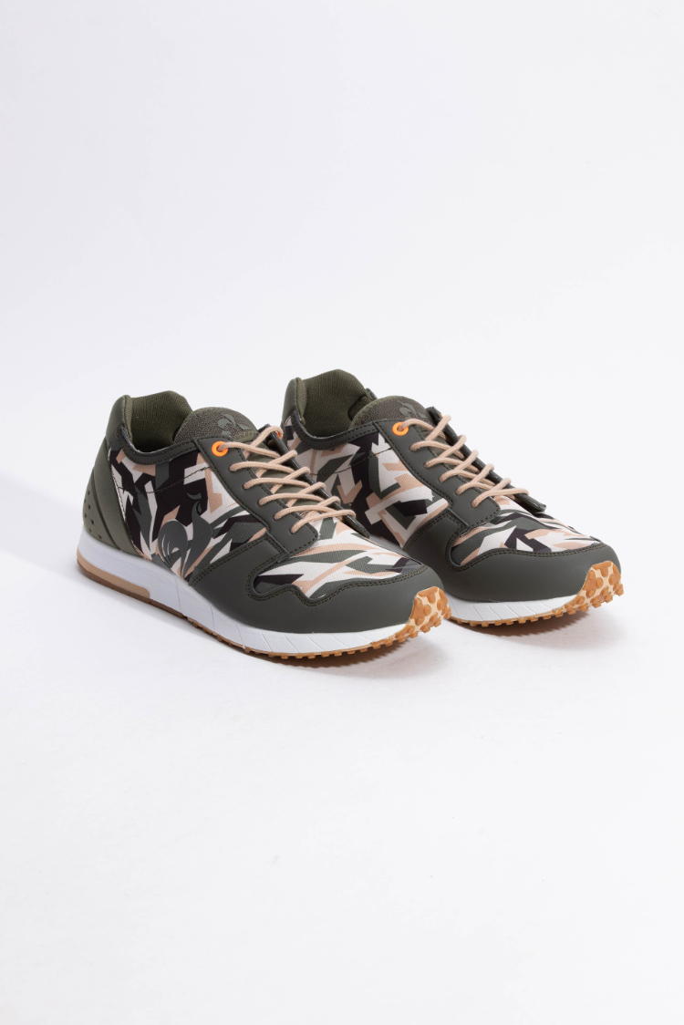 

LE COQ SPORTIF Jazy X Camo /olive Night Trainers