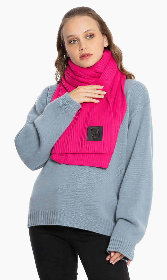 Karl Lagerfeld Ikonik Patch Scarf