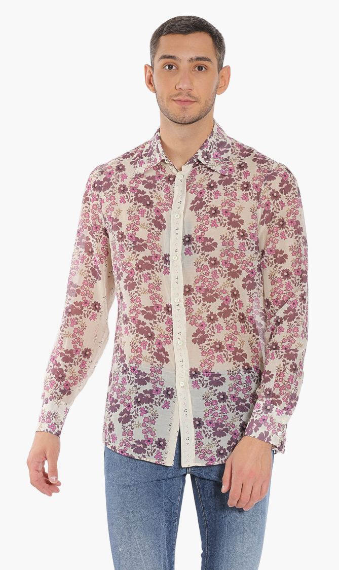 

Dsquared2 Floral Long Sleeves Shirt