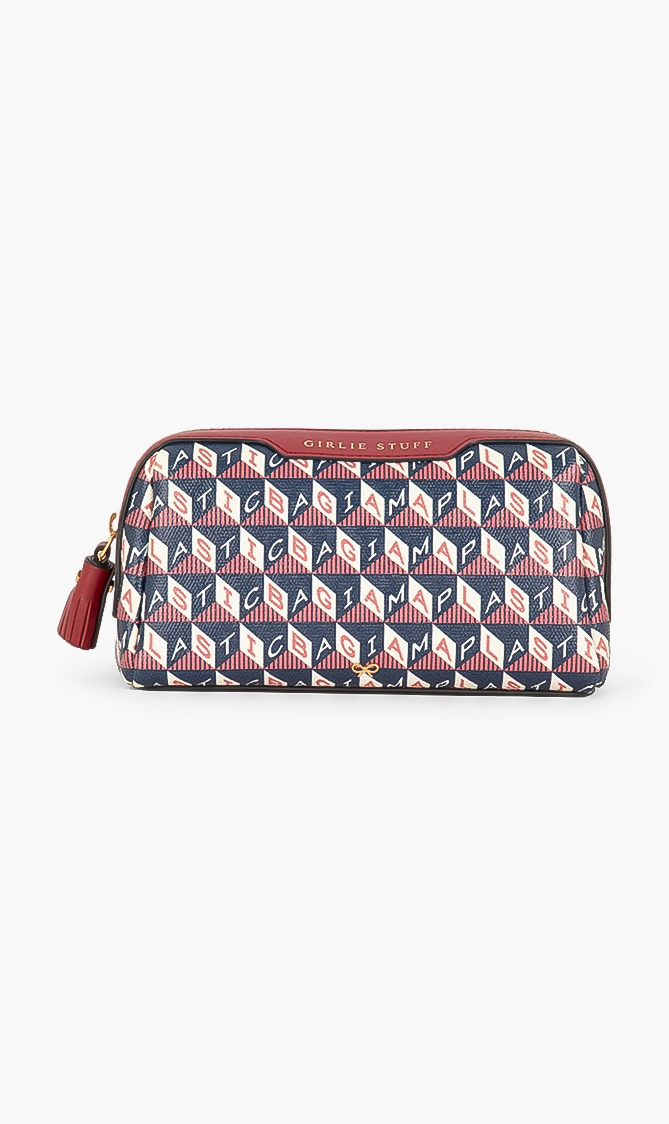 

Anya Hindmarch I Am A Plastic Bag Girlie Stuff Pouch