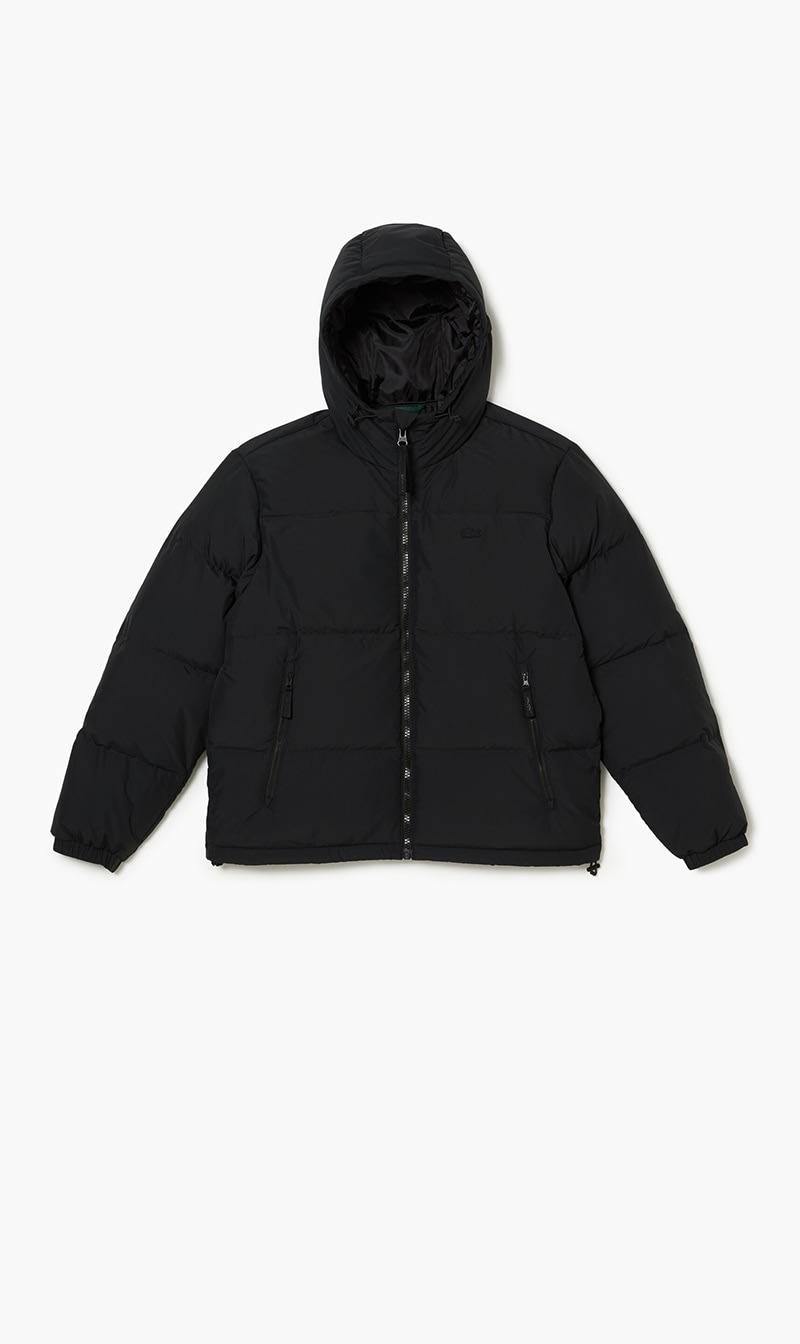 

Lacoste Black Quilted Water-repellent Short Jacket for Men | The Deal Outlet