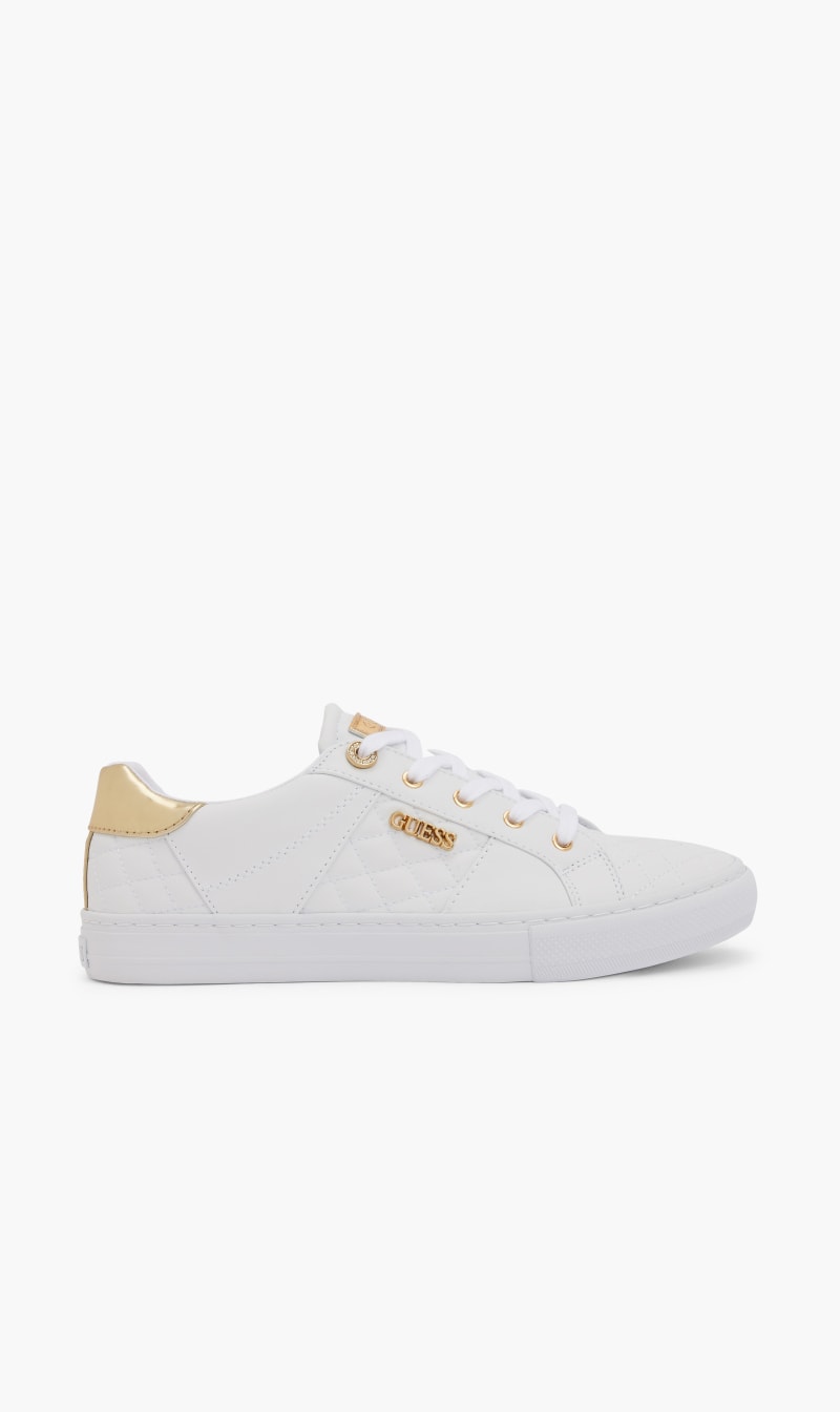 

Loven Quilted Sneakers, White