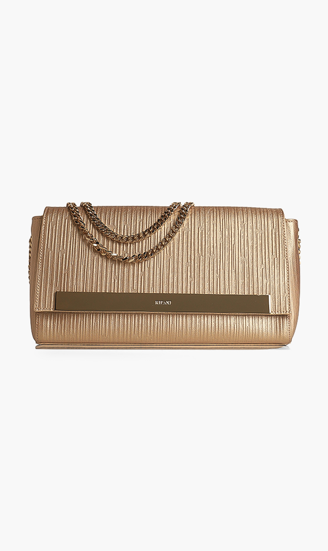 

Ripani Embossed Leather Sling Bag