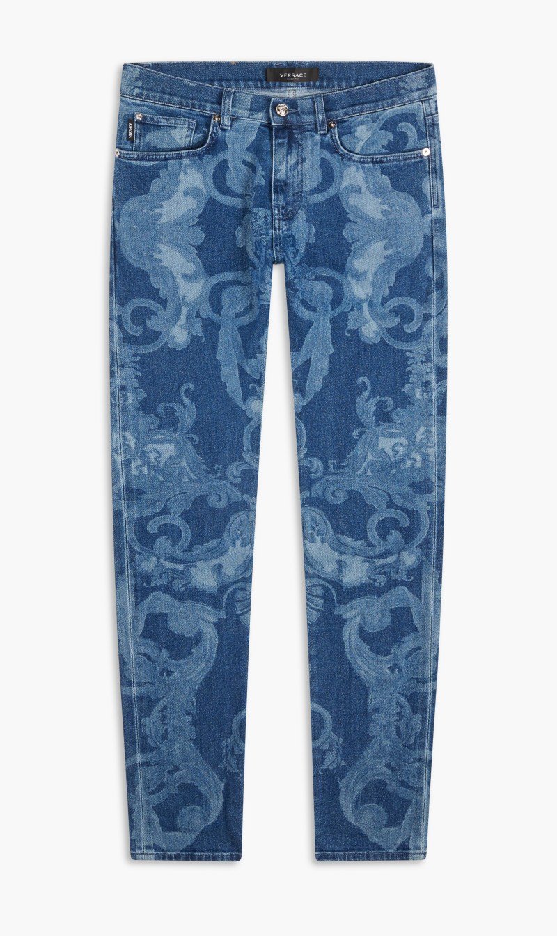 

Slim Fit Baroque Jeans, Blue