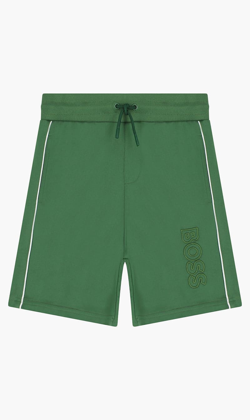 

Hugo Boss Brown Logo Shorts for Boys | The Deal Outlet