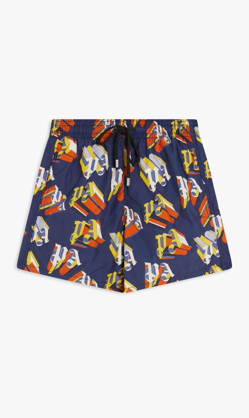 

Vilebrequin Blue Moorea Palm Angels Maillot De Bain Bleu Jean for Men | The Deal Outlet