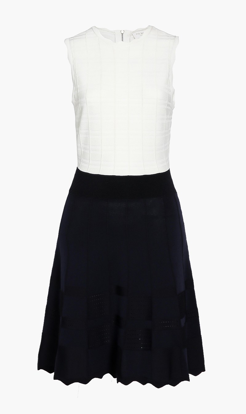 

Ted Baker Contrast Knitted Dress