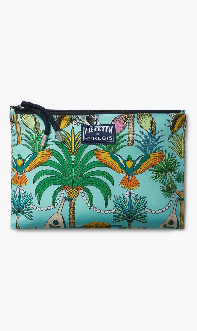 

Vilebrequin Blue Beach Pouch X St. Regis Red Sea | The Deal Outlet