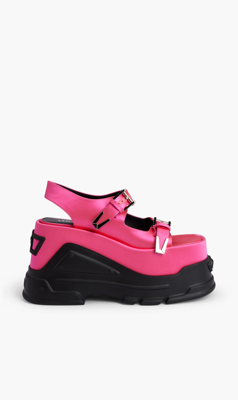 

Versace Multi-color Plain Double Platform Sandal for Women | The Deal Outlet